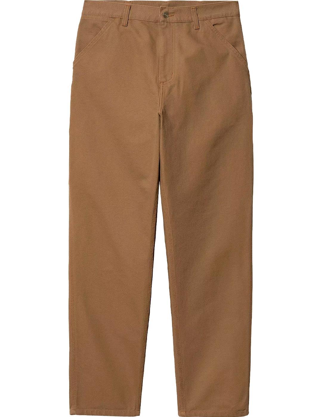 Pantalón Carhartt Wip Single Knee Marón