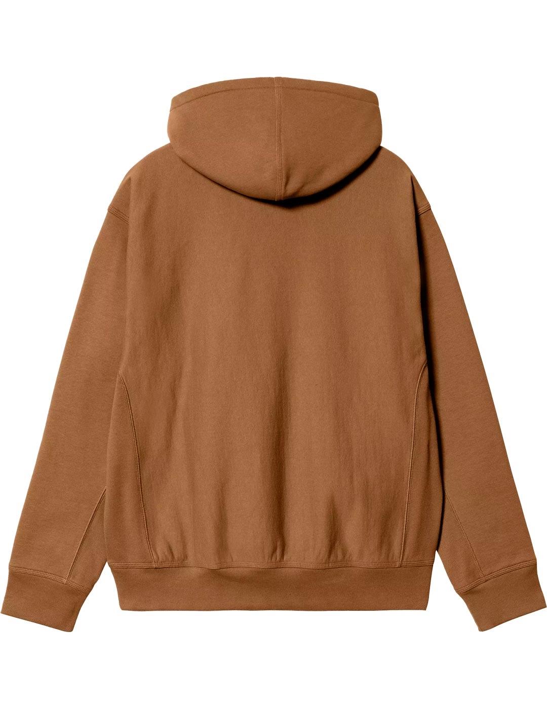 Sudadera Carhartt Wip American Script Marrón