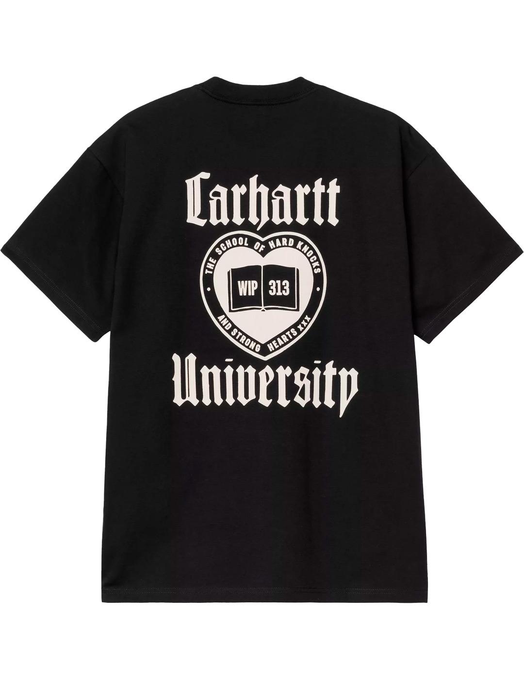 Camiseta Carhartt Wip Schooling Negro
