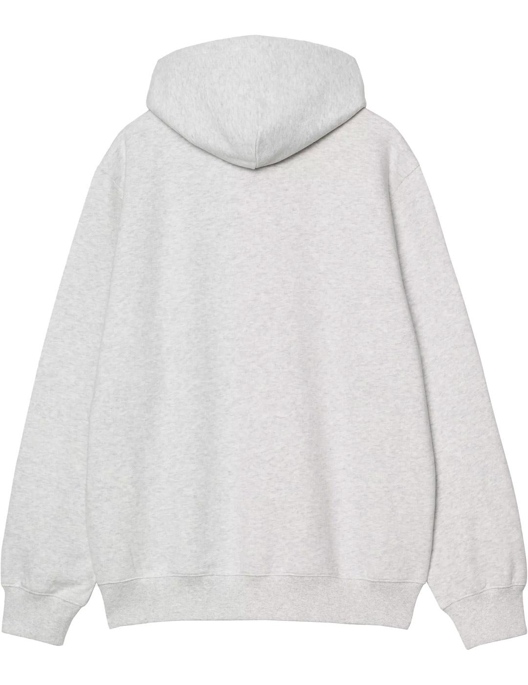 Sudadera Carhartt Wip Hooded Wild Dog Gris