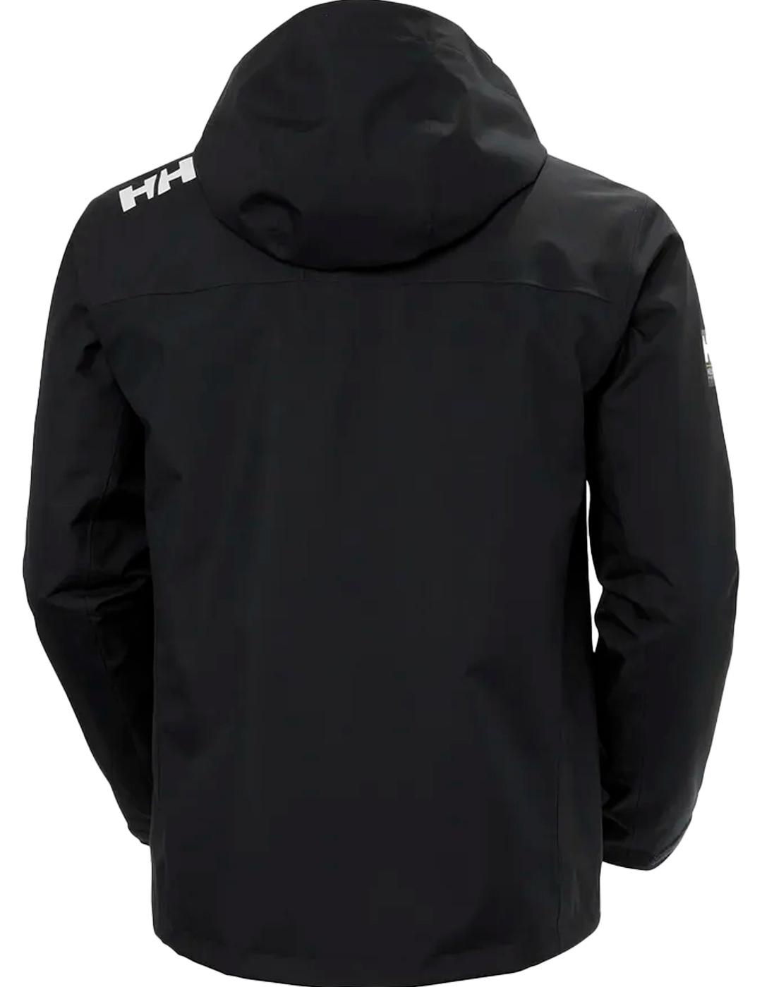Chaqueta Helly Hansen Crew Hooded Midlayer Sailing Negro
