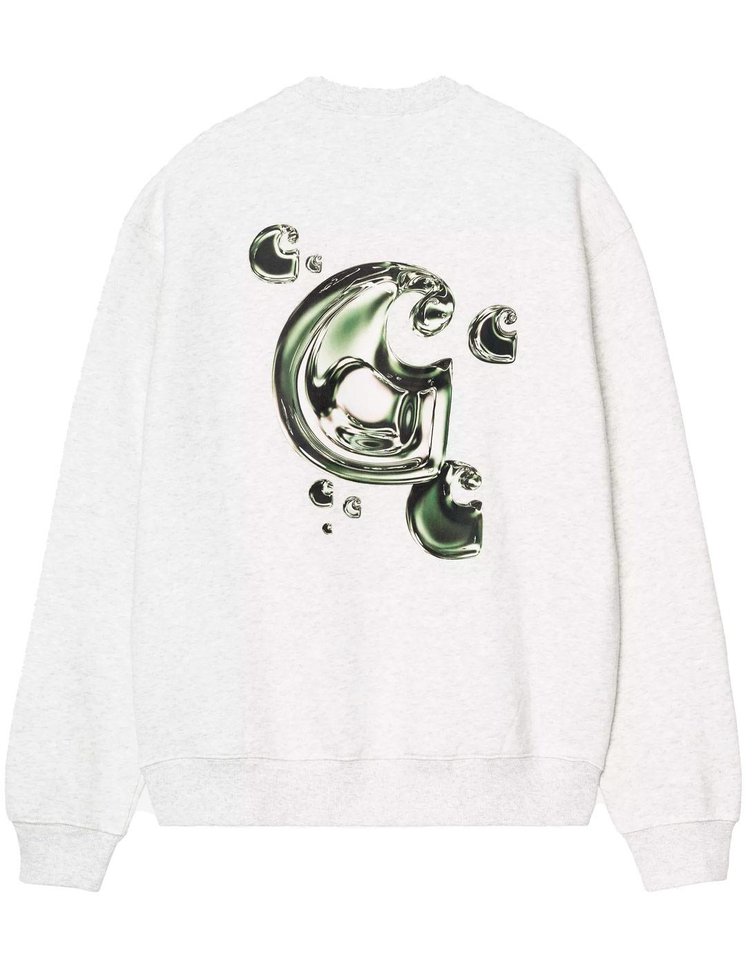 Sudadera Carhartt Wip Solar Chrome Gris