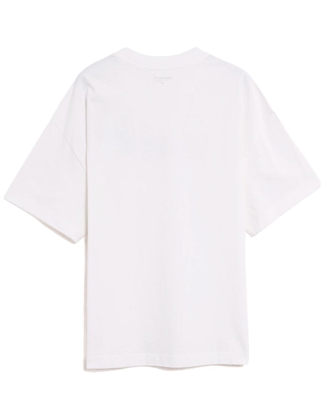 Camiseta Carhartt Wip Deconstructed Label Blanco