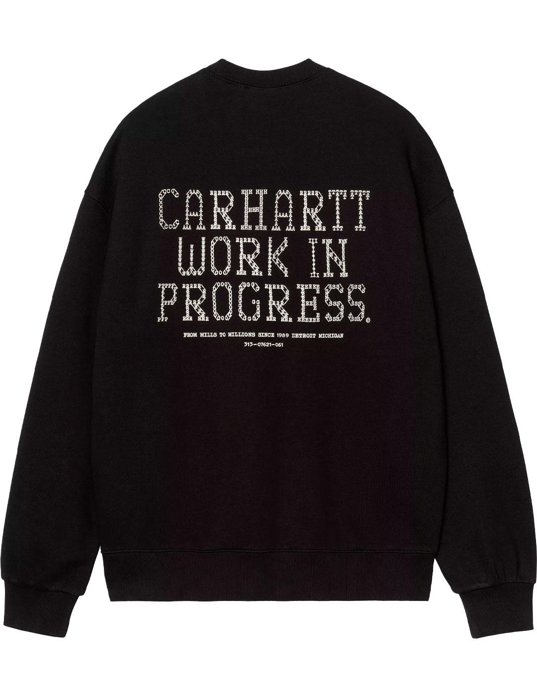 Sudadera Carhartt Wip Punched Negro