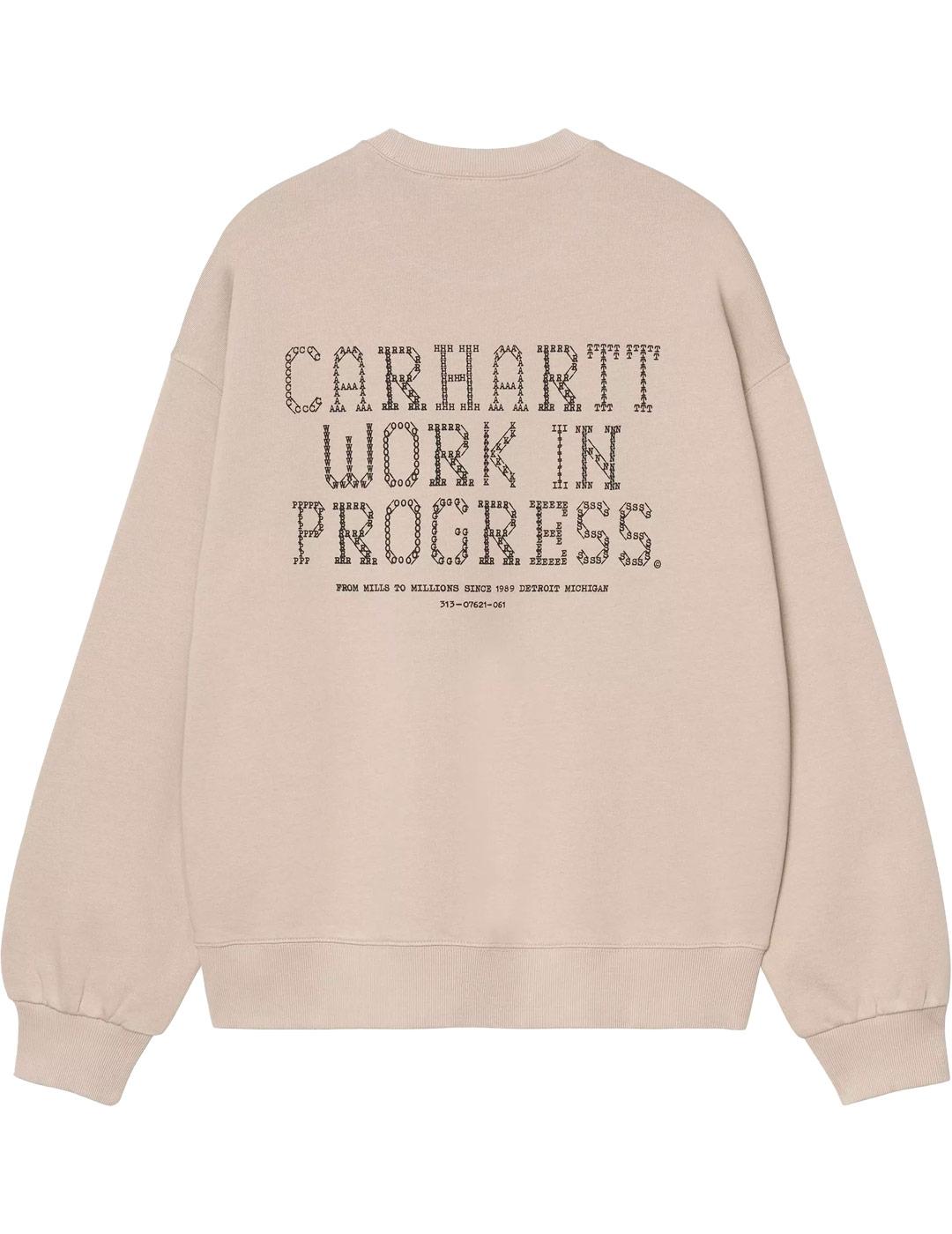 Sudadera Carhartt Wip Punched Marrón