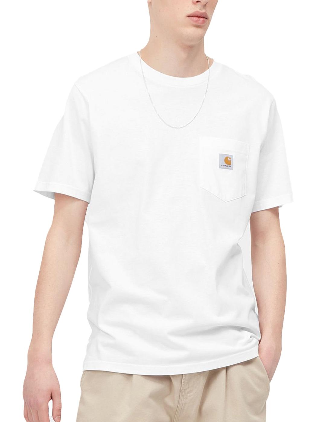Camiseta Carhartt Pocket Blanco